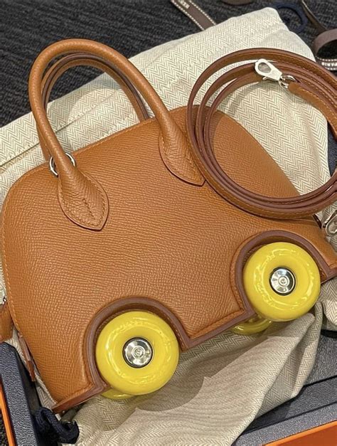 hermes bag with wheels.